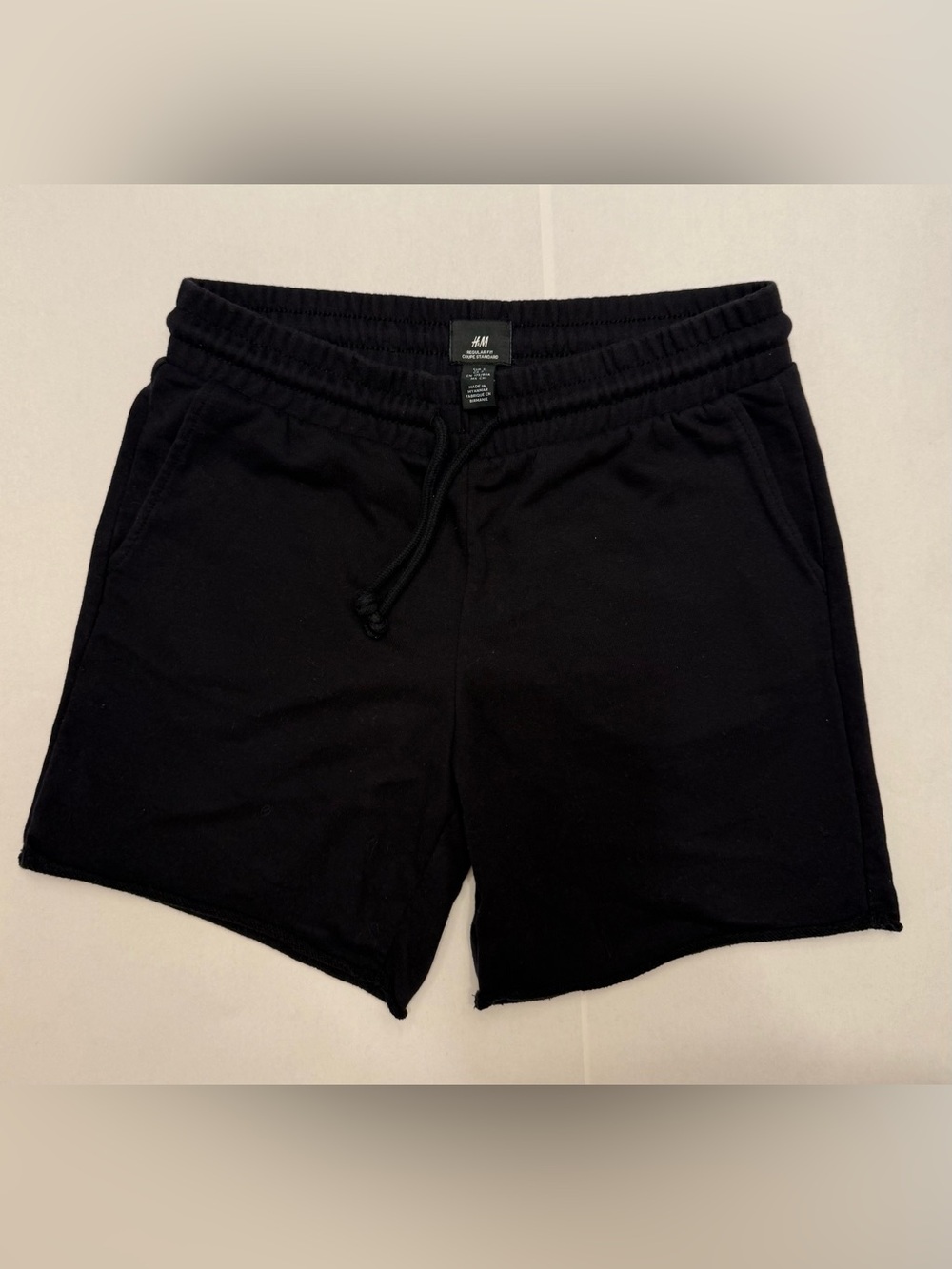 H&M Black Men's Casual Drawstring Shorts Size M